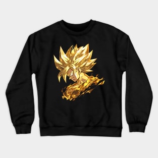 gold goku Crewneck Sweatshirt